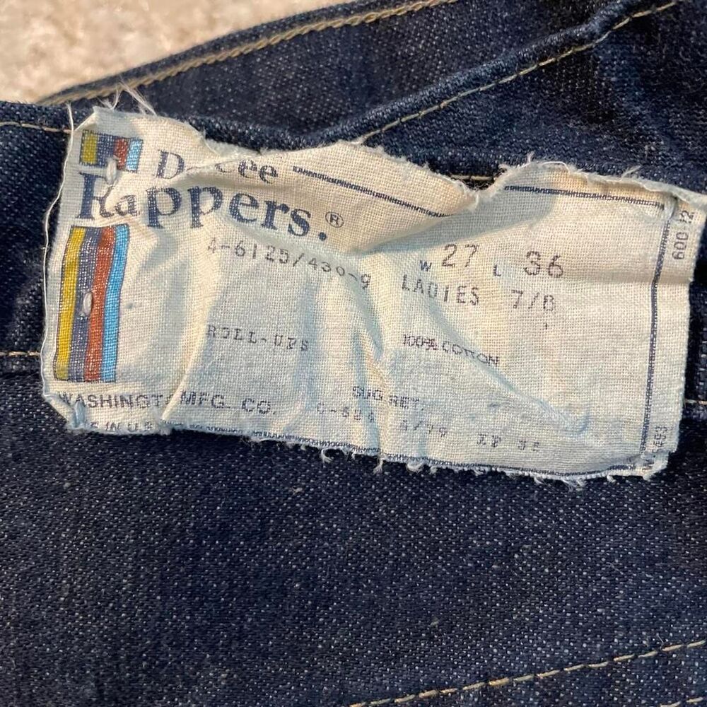 Vintage Dee Cee Rappers Women's Blue Jeans - Picture 2 of 5